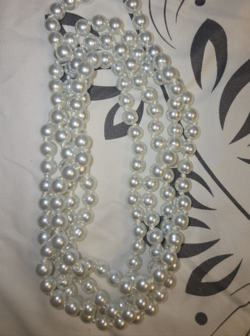 Classic White Pearl Strand Necklace - Women Jewelry